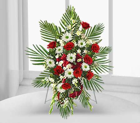 Sincere Condolences  - Sympathy Floral Spray-Sympathy
